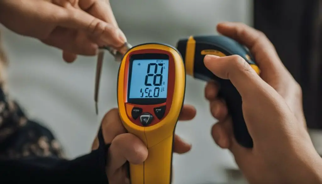 how to use frida infrared thermometer