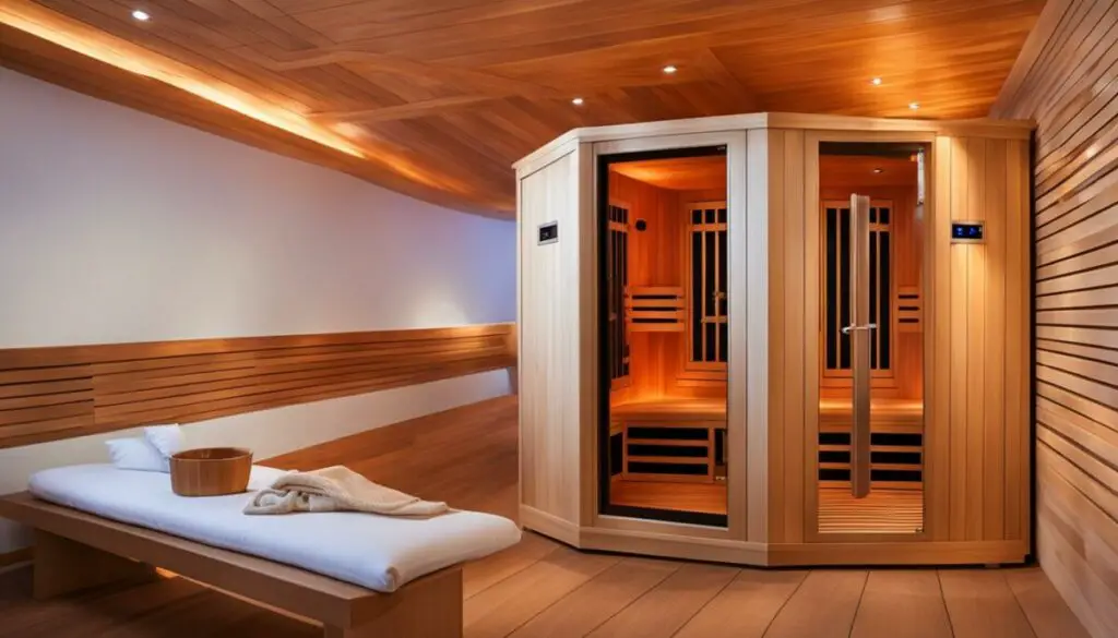 ideal temperature for infrared sauna