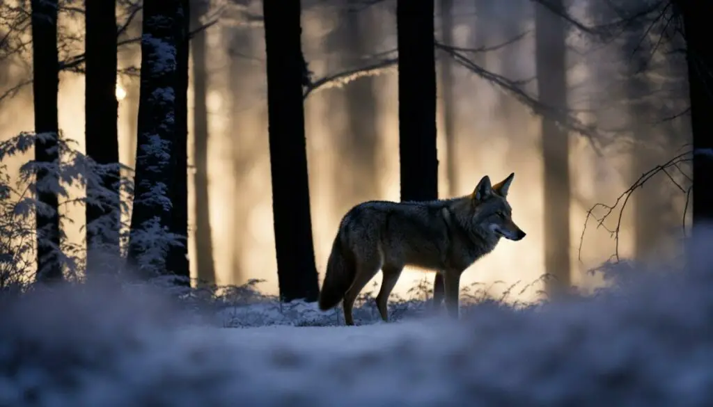 infrared detection in coyotes