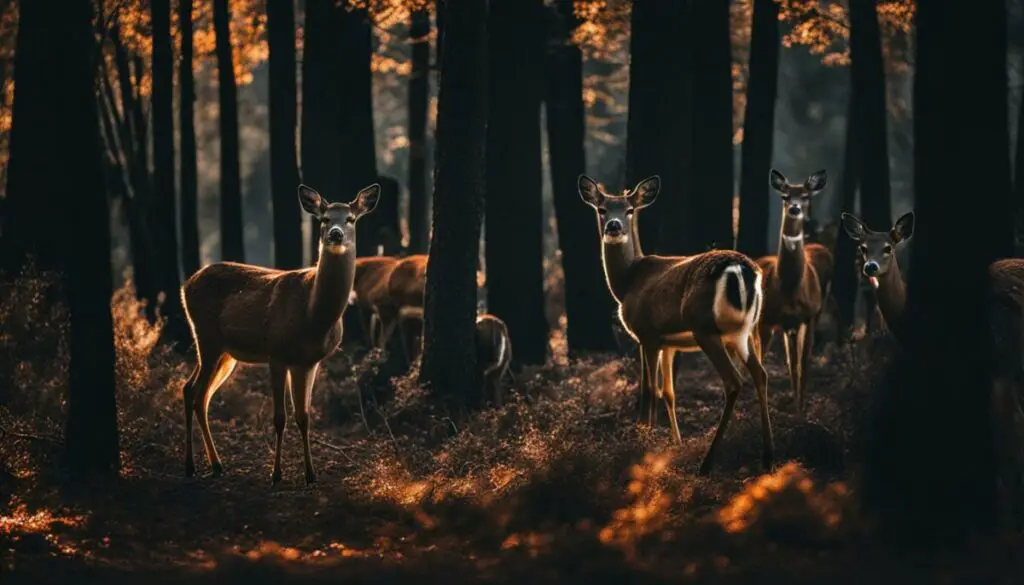 infrared detection in deer