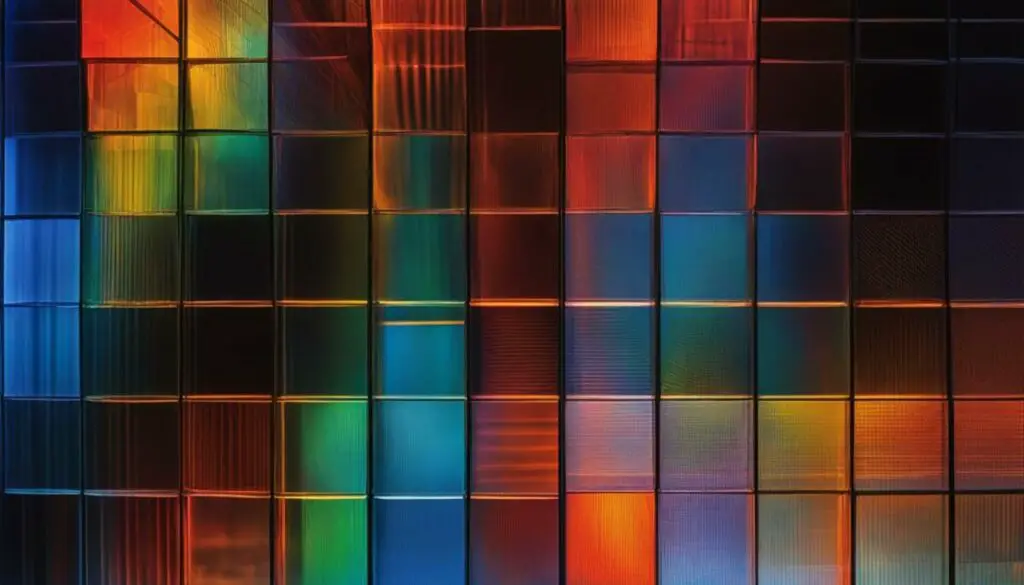 infrared light transmission through glass