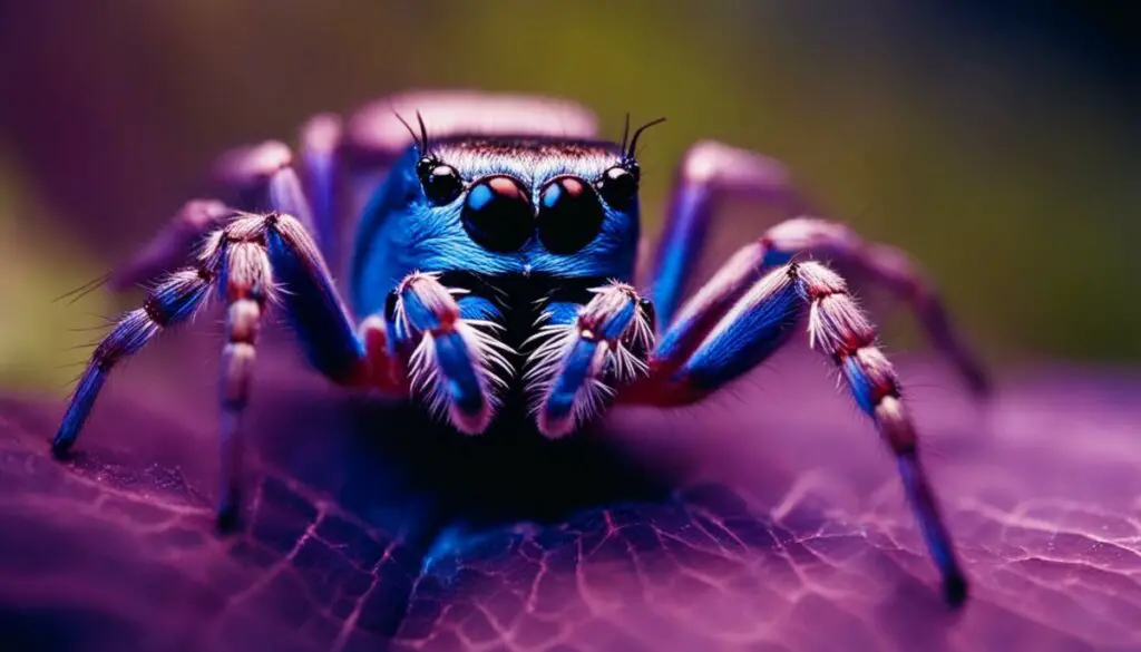 infrared perception in spiders