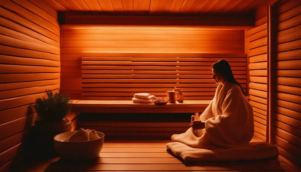 infrared sauna for cold and flu relief