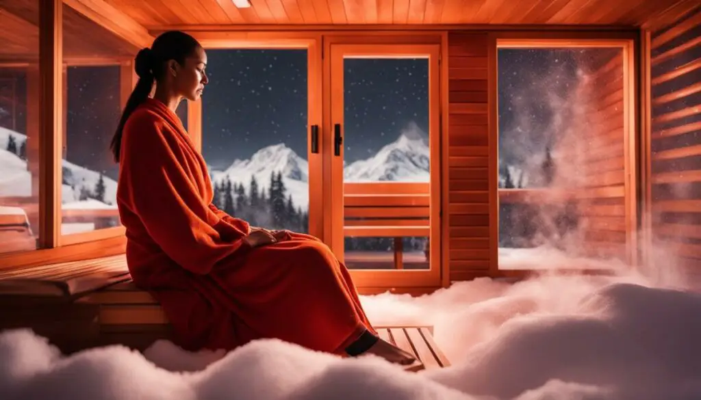 infrared sauna for cold prevention
