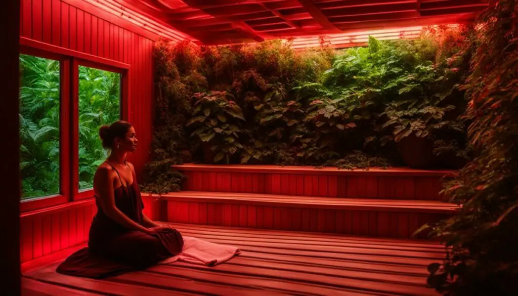 infrared sauna red light therapy