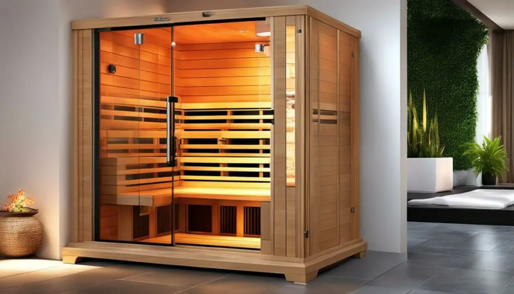 infrared sauna temperature