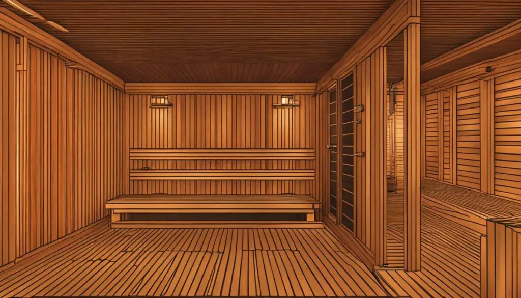 infrared sauna temperature range