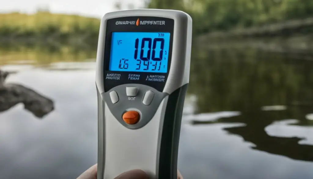 infrared thermometer for water temperature measurement
