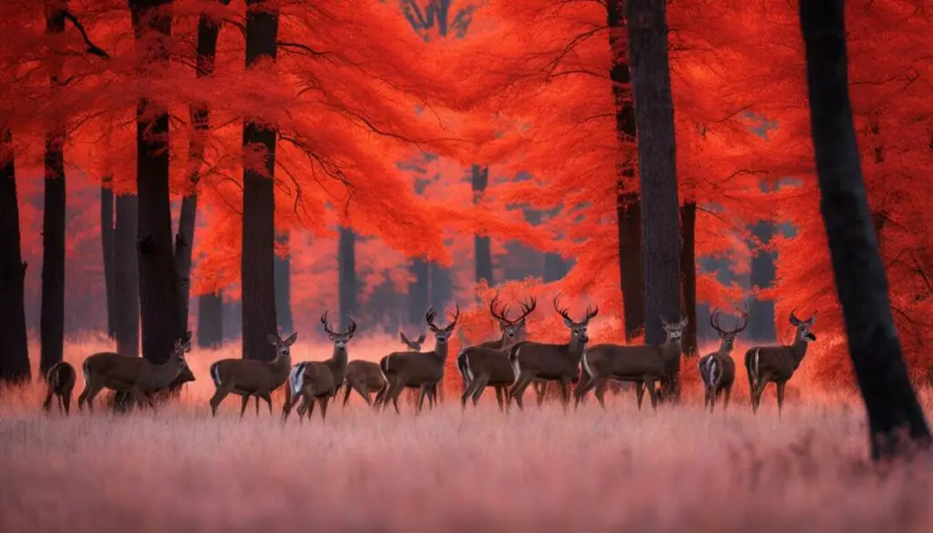 infrared visibility for deer