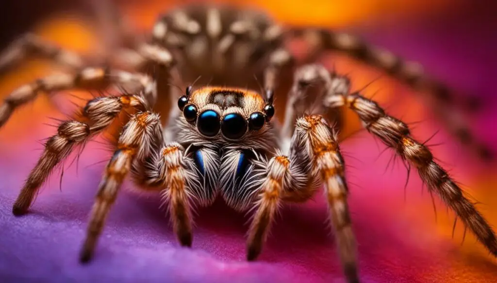 infrared vision in spiders
