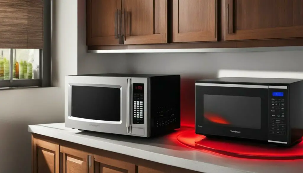 microwaves and infrared radiation comparison