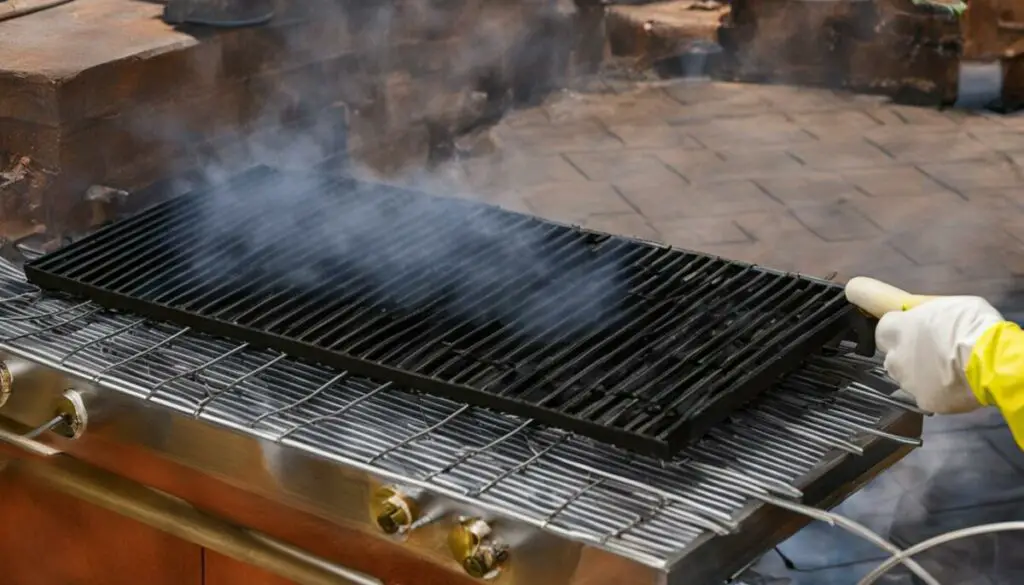 proper cleaning techniques for an infrared grill