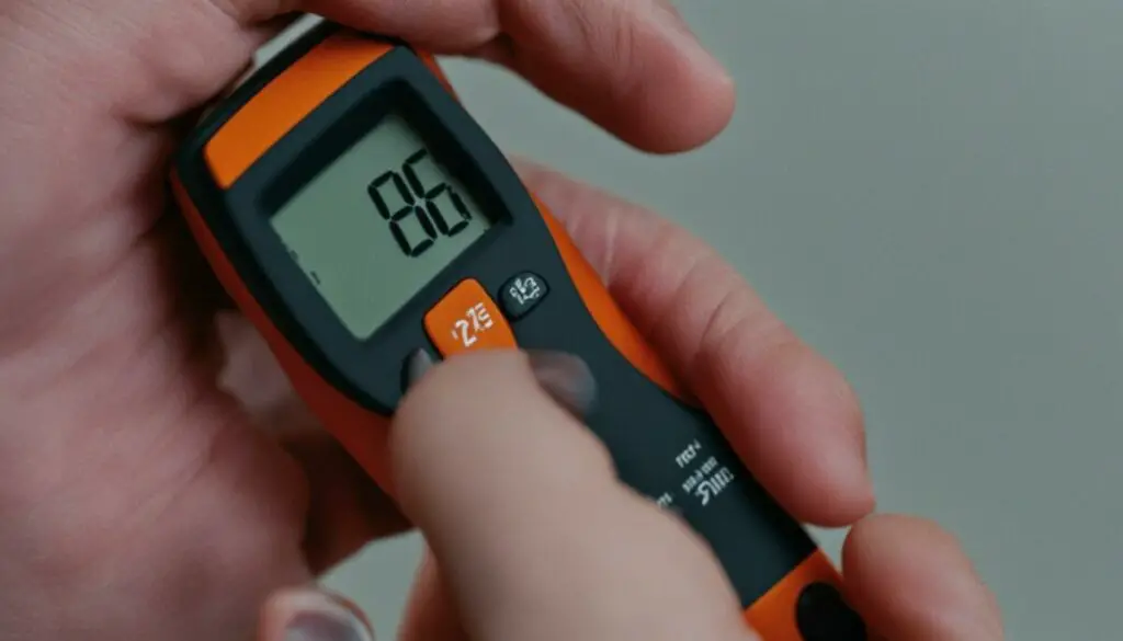 raising body temperature with infrared thermometer