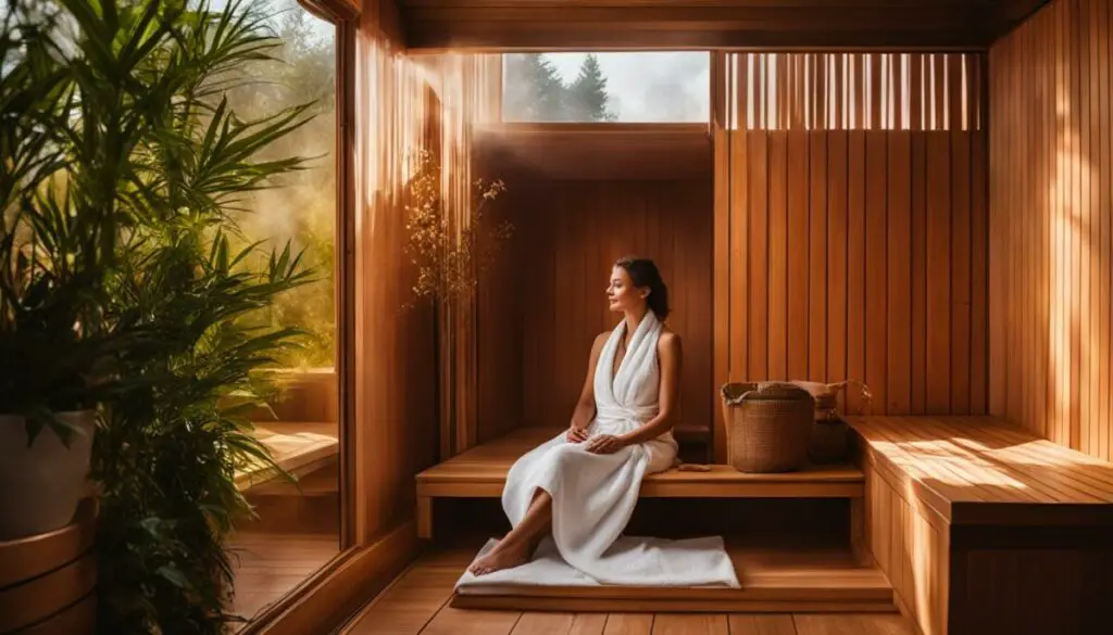 sauna for cold treatment