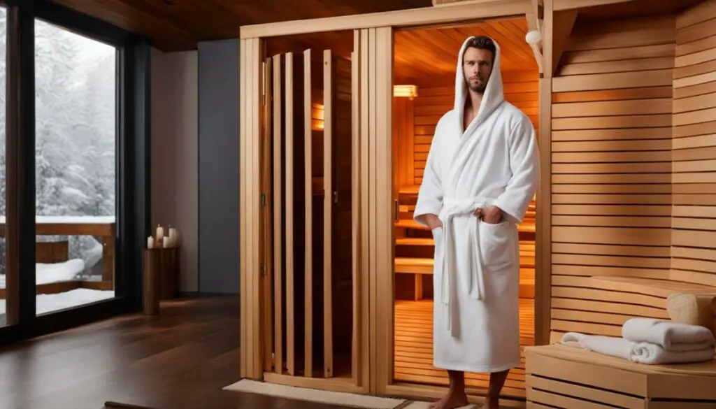sauna robe