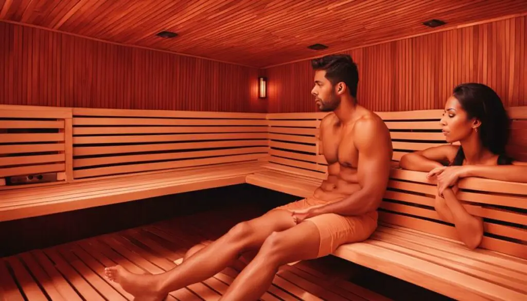 sweating issues in infrared sauna