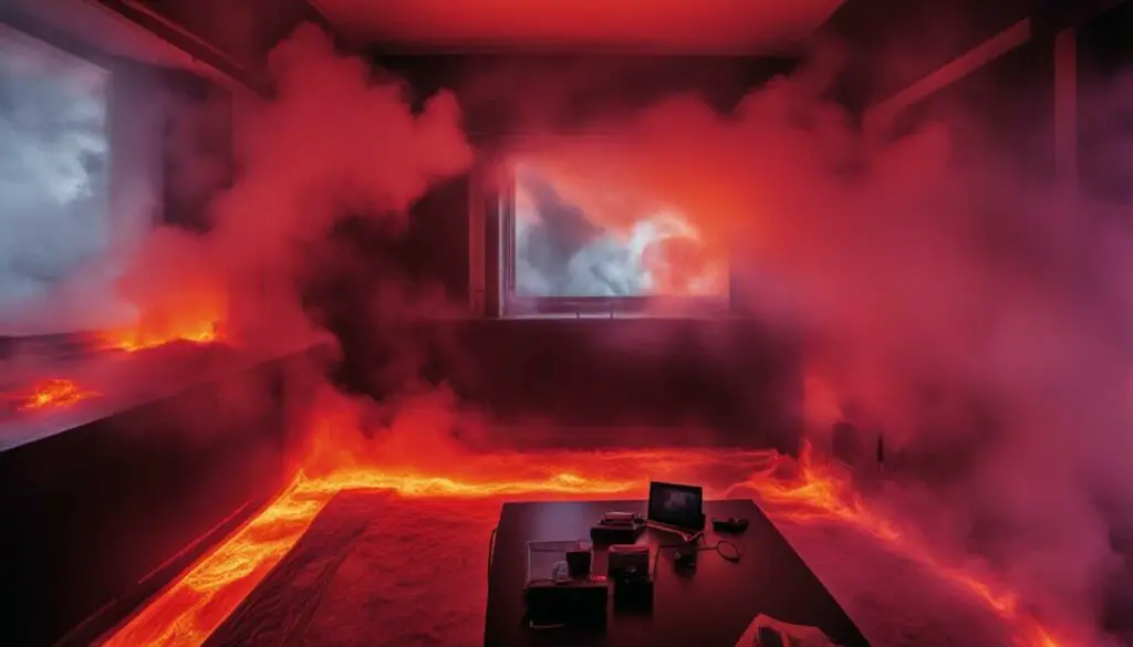thermal imaging in smoke-filled environment