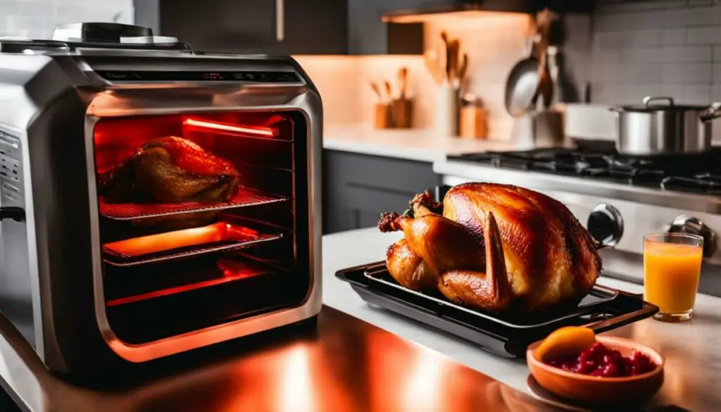 turkey in infrared fryer