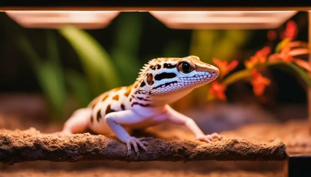 Leopard gecko lighting