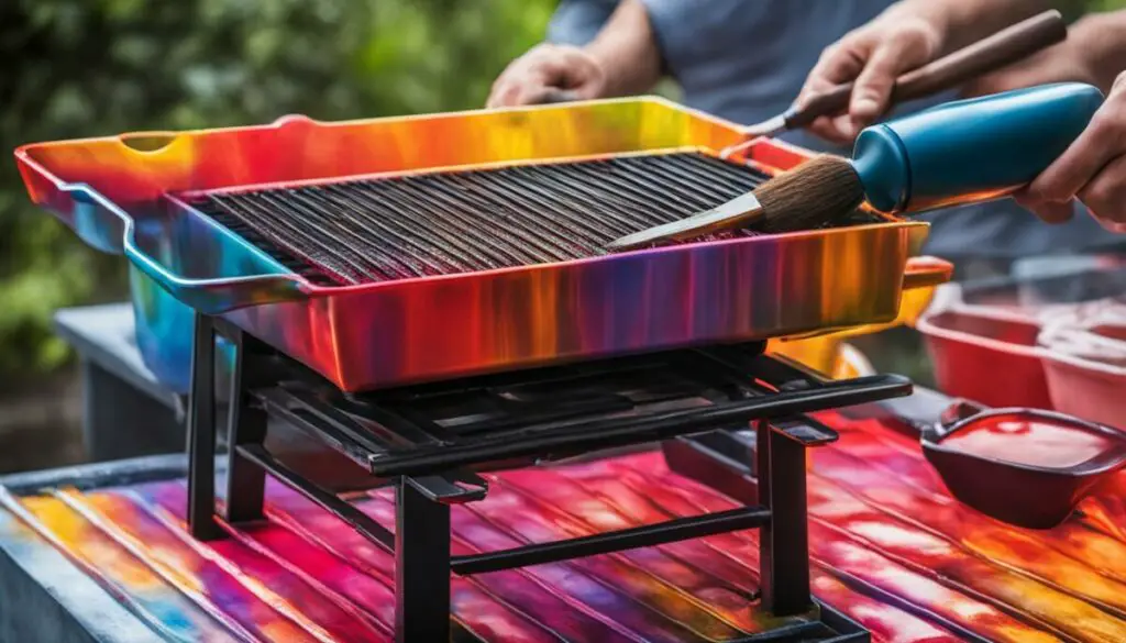 Painting tips for infrared grills