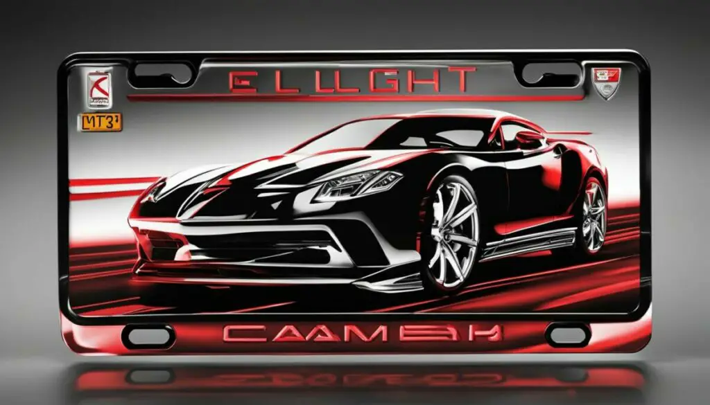 Red Light Camera License Plate Cover