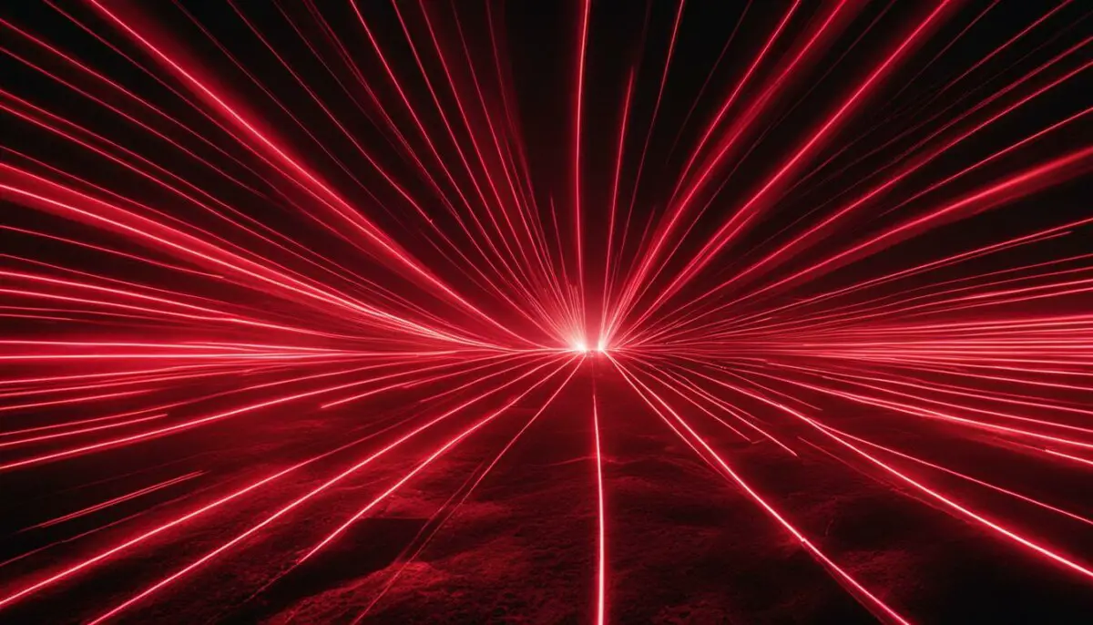 are lasers infrared but are red