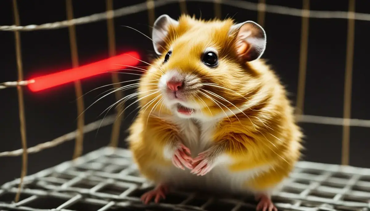 can hamsters see infrared light