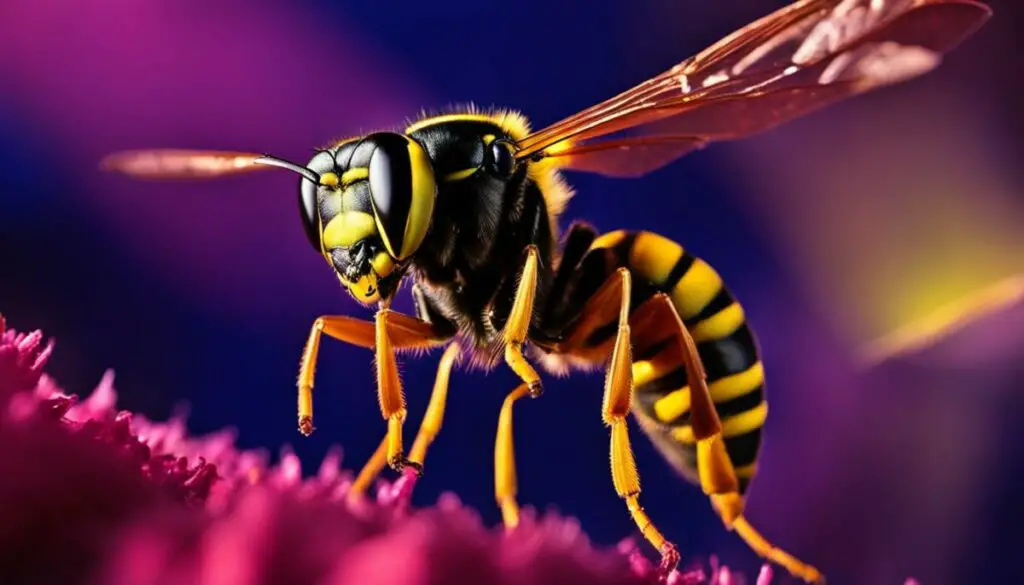 do wasps have infrared vision