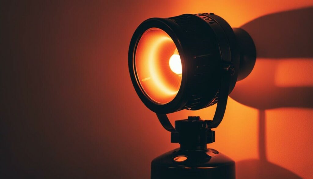 gas-powered infrared lamps