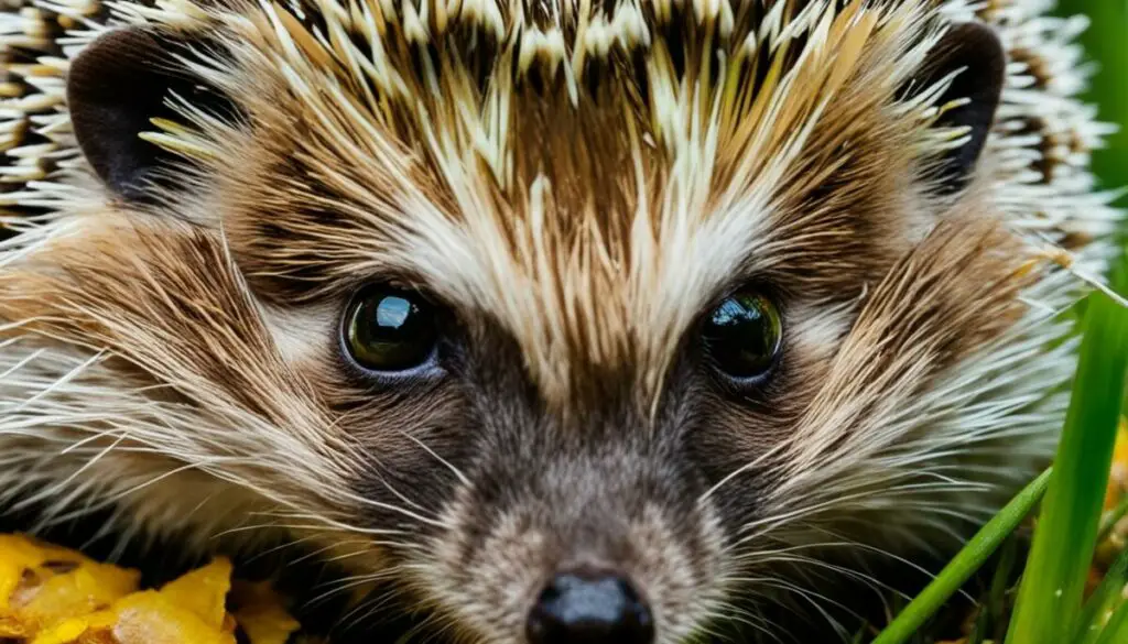 hedgehog eye color