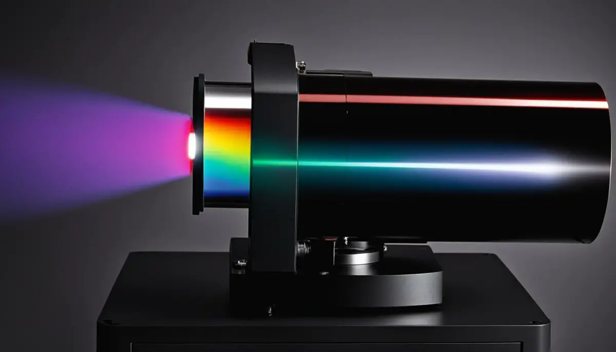 can a spectroscope pick up infrared wavelength