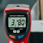 can ames infrared laser thermometer read liquids