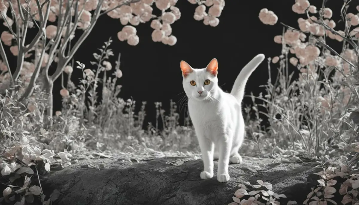 can cat see infrared