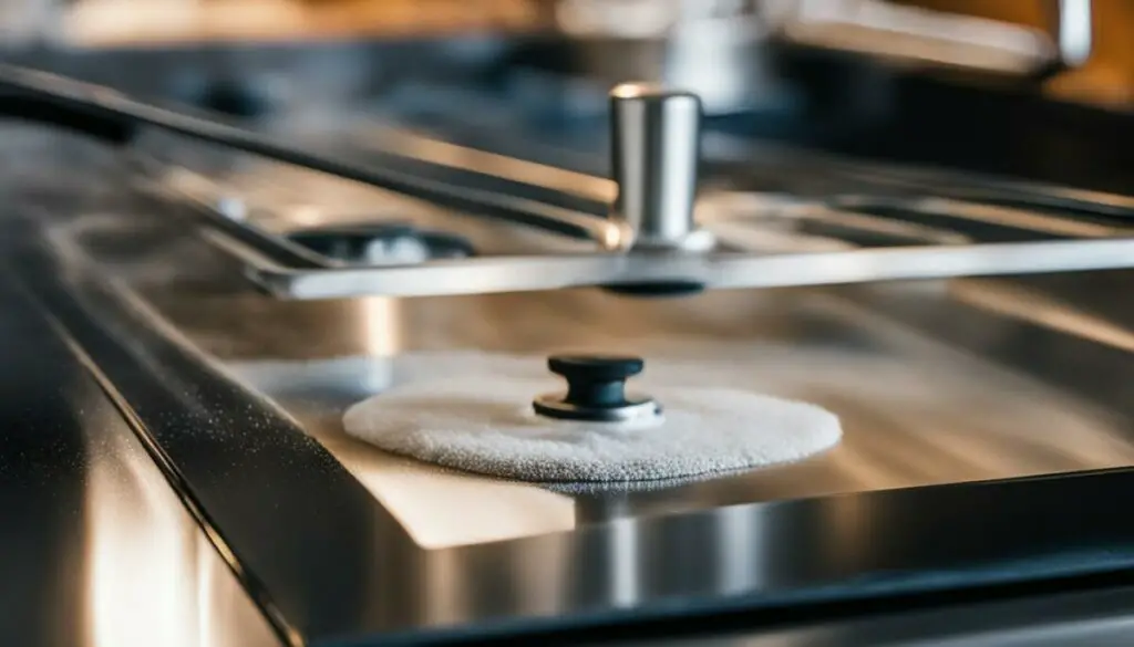 induction stove cleaning
