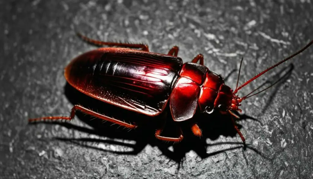 infrared light in cockroach perception