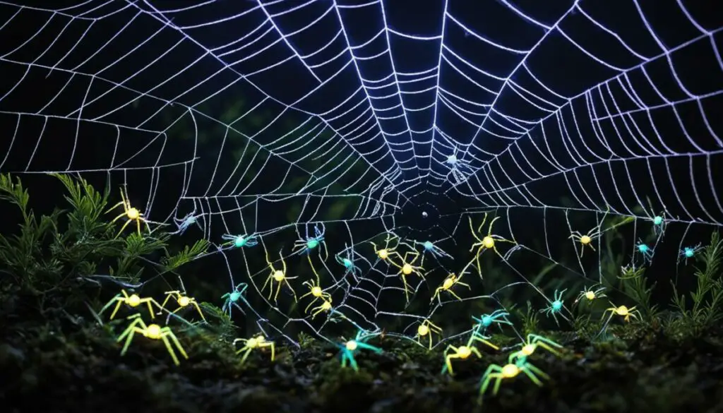 spider attraction to LED lights
