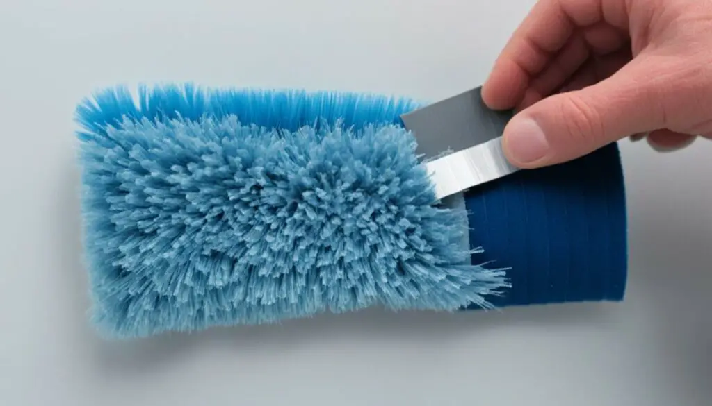 Cleaning Velcro with Duct Tape