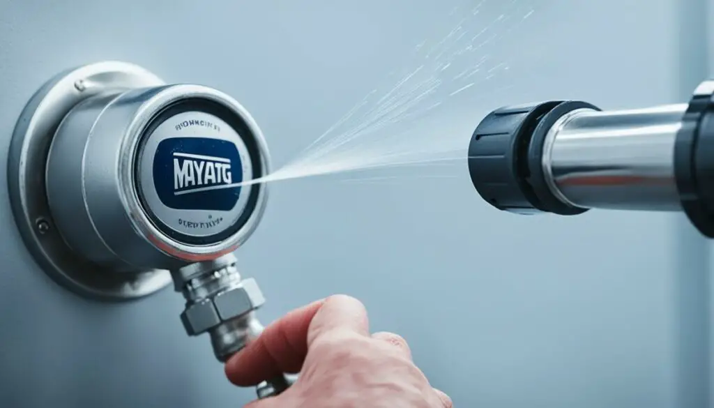 Connecting water to Maytag steam dryer