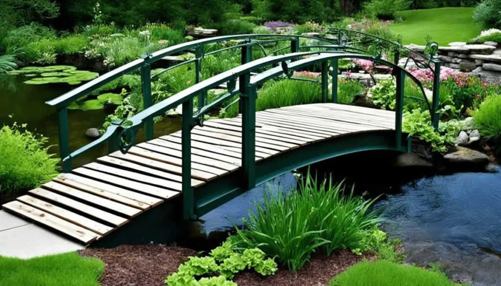 DIY garden bridge