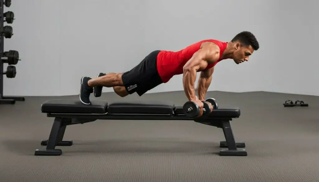 Renegade Rows and Push-Up Combo
