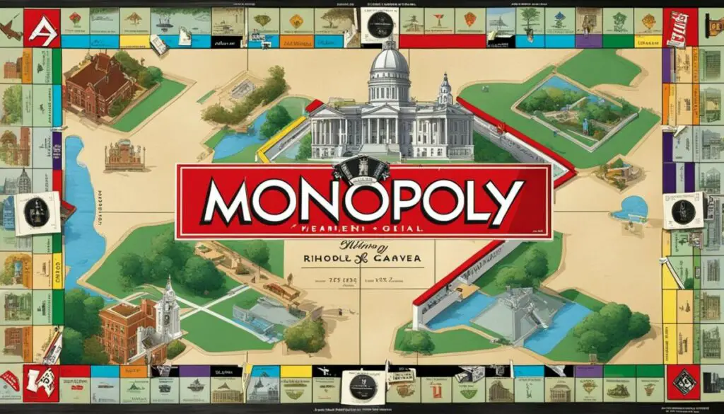 Richmond Edition Monopoly Board