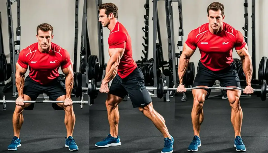 back exercises with barbell