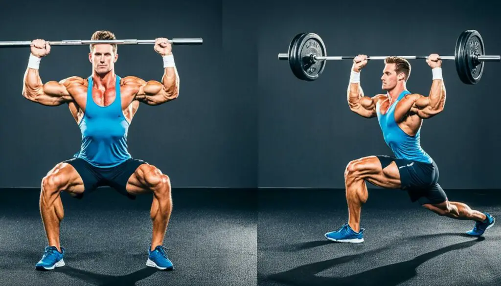 bar reverse lunge for athletes