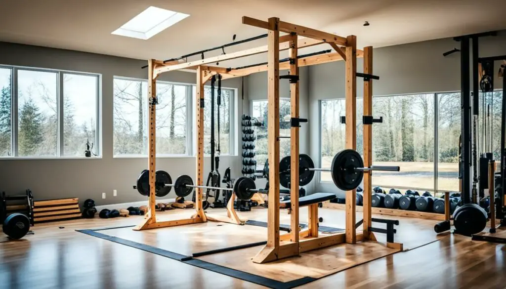 build wooden squat rack