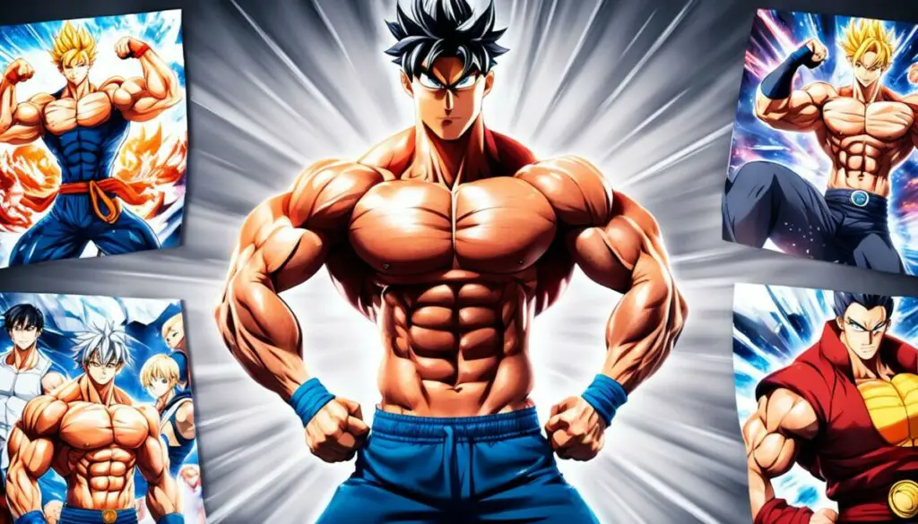 building abs like anime characters