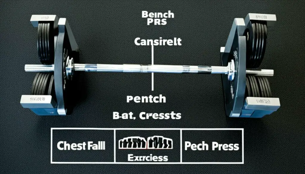 chest press vs bench press weight