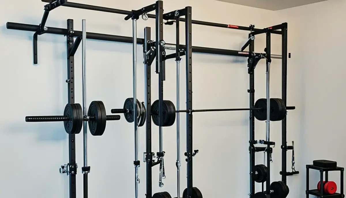 diy wall mounted squat rack