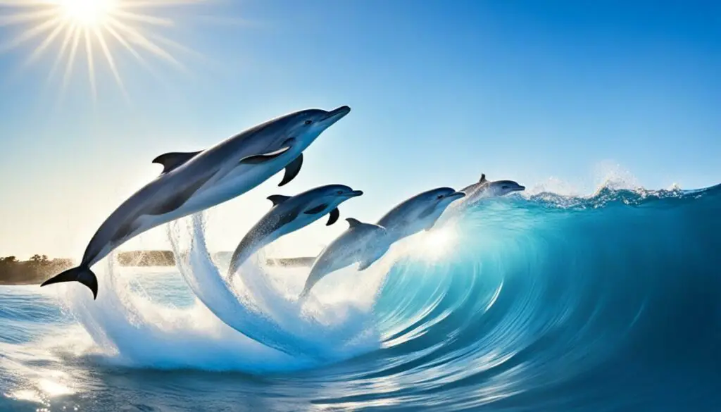 dolphin jumping habits