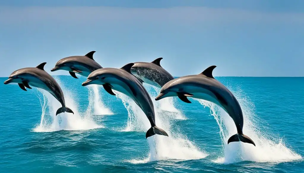 dolphin jumping habits