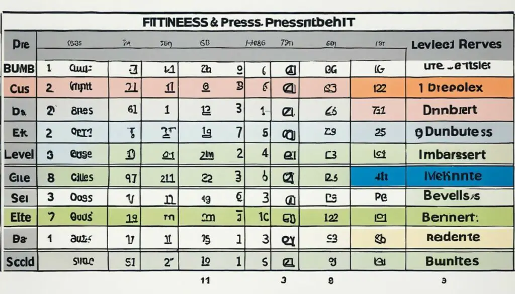 dumbbell press strength standards